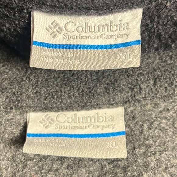 Columbia Womens Fleece Vest Bundle Black & Gray XL Full-Zip Lightweight Layering - Picture 3 of 10